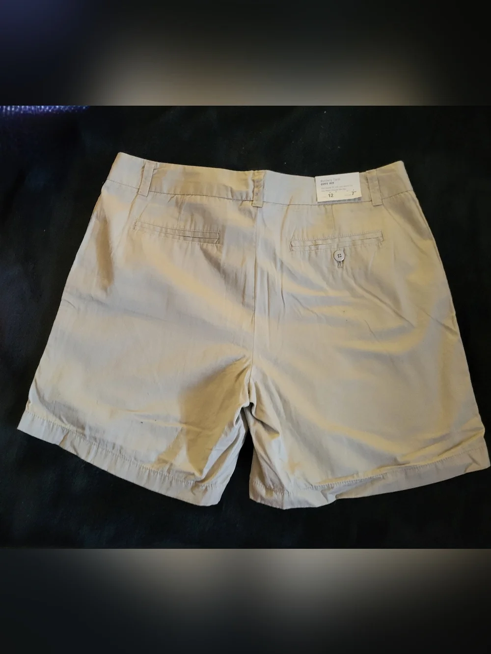 *NWT* J. Crew Women's Khaki Bermuda Shorts, Size 12 - Picture 2 of 4